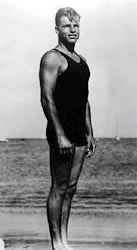 Clarence Linden Crabbe II (February 7, 1908 – April 23, 1983), known  professionally as Buster Crabbe, was an American two-time Olympic swimmer  and film and television actor. He is best known for